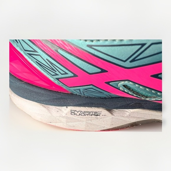 Asics Womens Lace Up Shoes Fludride Dynamic Duomax Size 8 - Picture 7 of 11